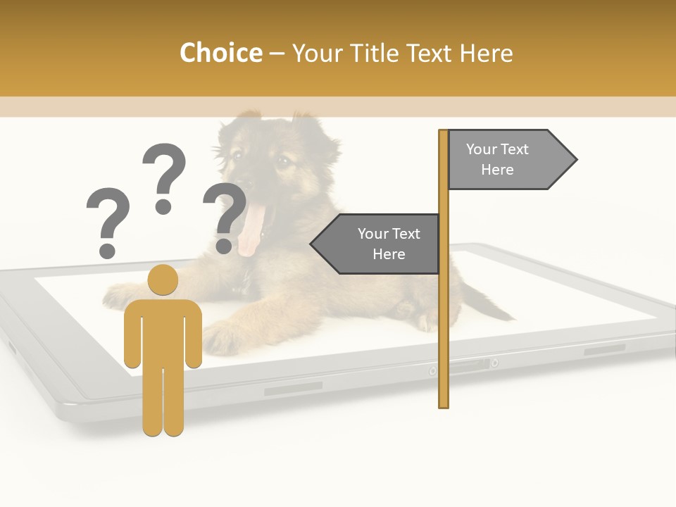 Phone Monitor Touch PowerPoint Template