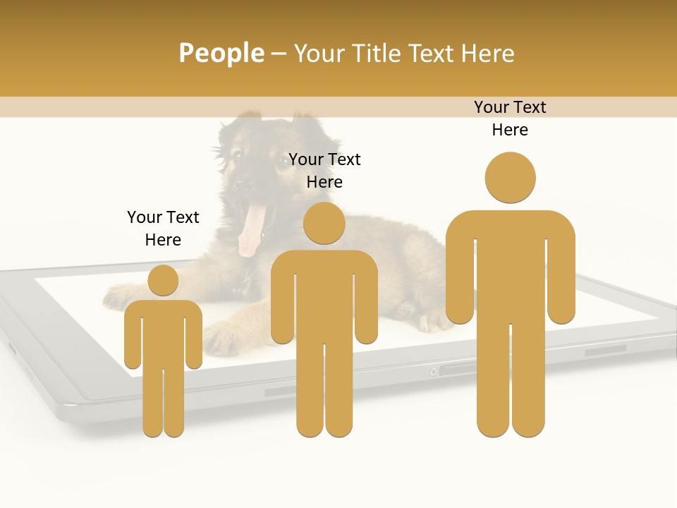 Phone Monitor Touch PowerPoint Template