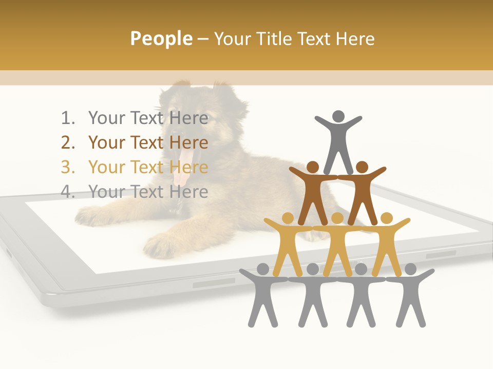 Phone Monitor Touch PowerPoint Template