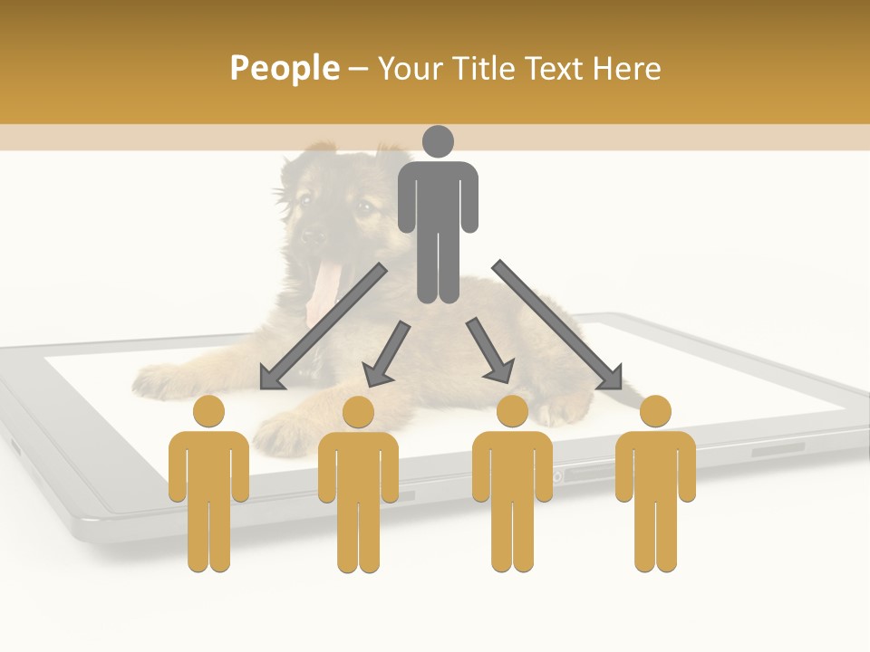 Phone Monitor Touch PowerPoint Template