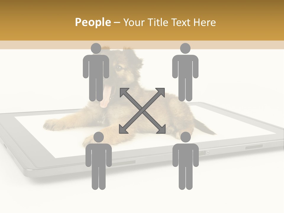 Phone Monitor Touch PowerPoint Template