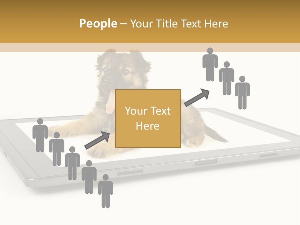 Phone Monitor Touch PowerPoint Template