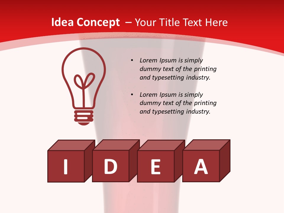 Mug Drink Cold PowerPoint Template