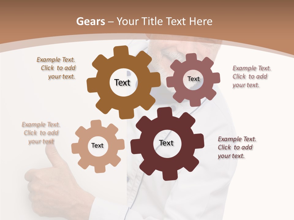 Menu Portrait Restaurant PowerPoint Template