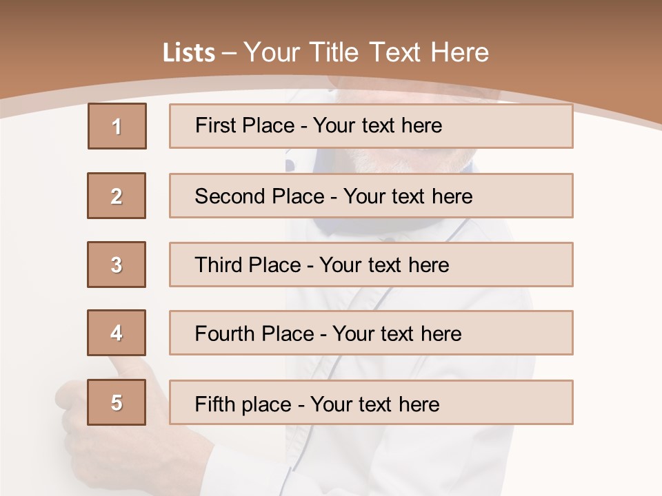 Menu Portrait Restaurant PowerPoint Template