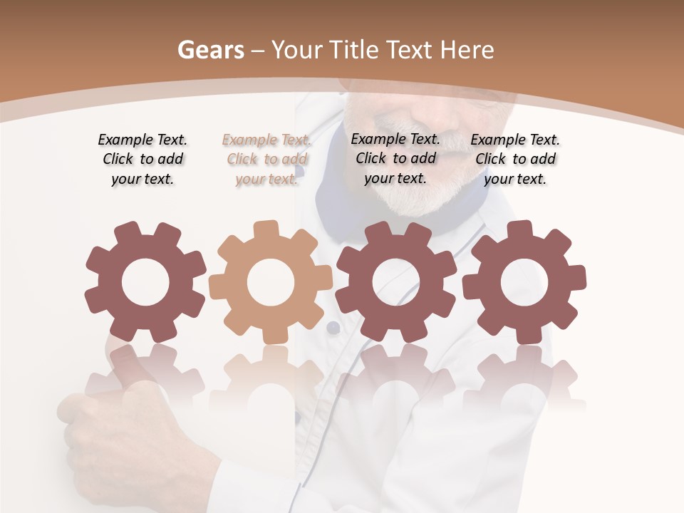 Menu Portrait Restaurant PowerPoint Template