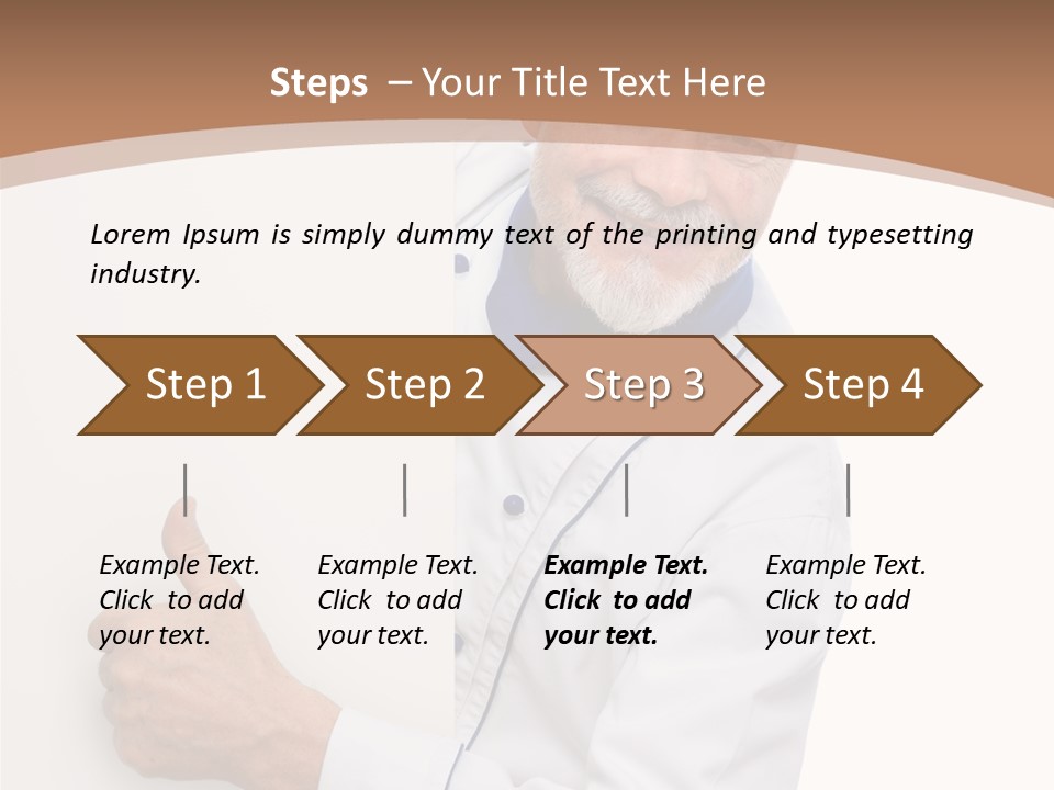 Menu Portrait Restaurant PowerPoint Template