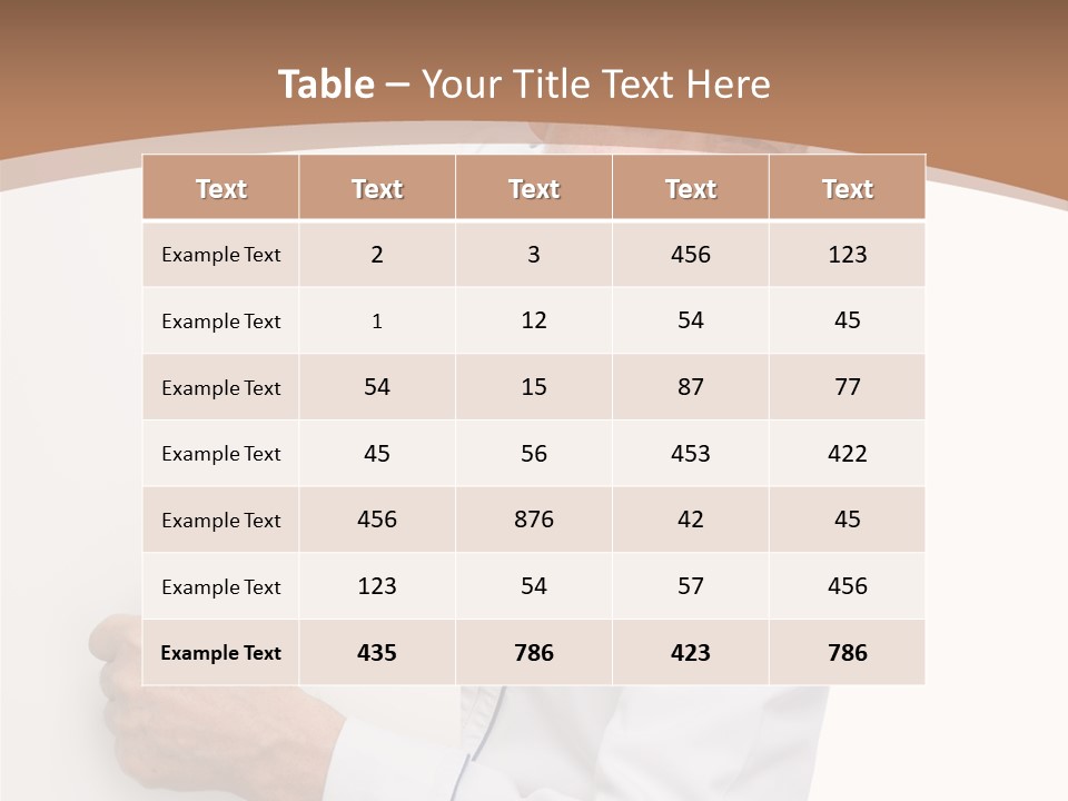 Menu Portrait Restaurant PowerPoint Template