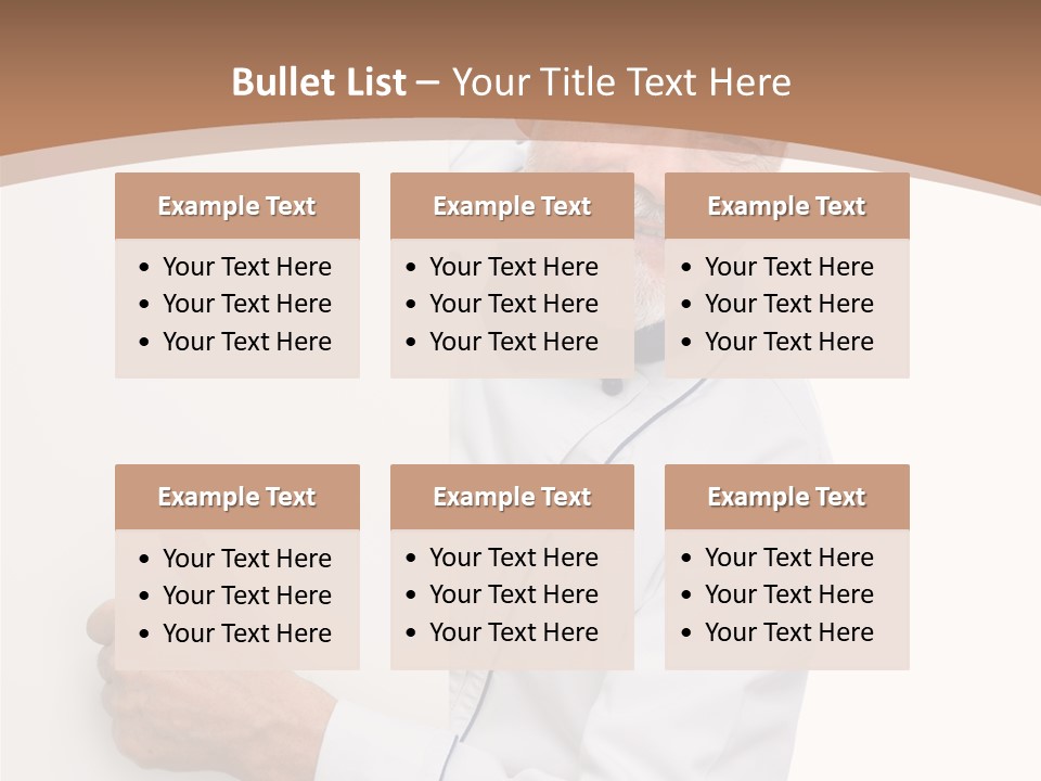 Menu Portrait Restaurant PowerPoint Template