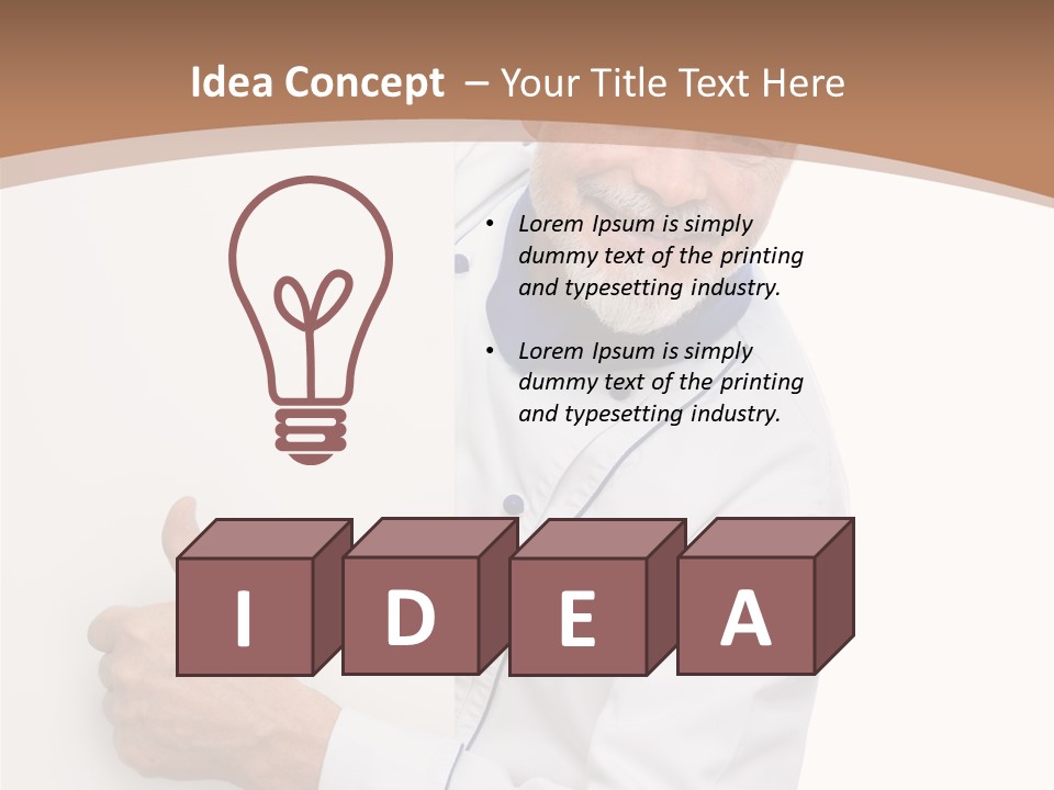 Menu Portrait Restaurant PowerPoint Template