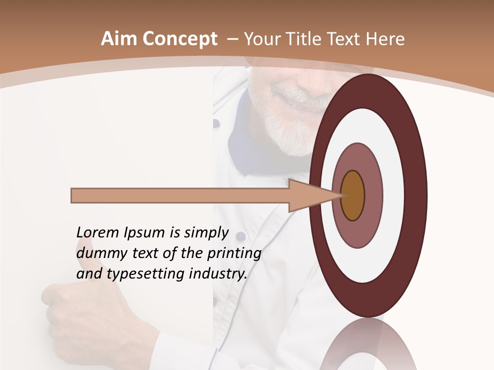 Menu Portrait Restaurant PowerPoint Template