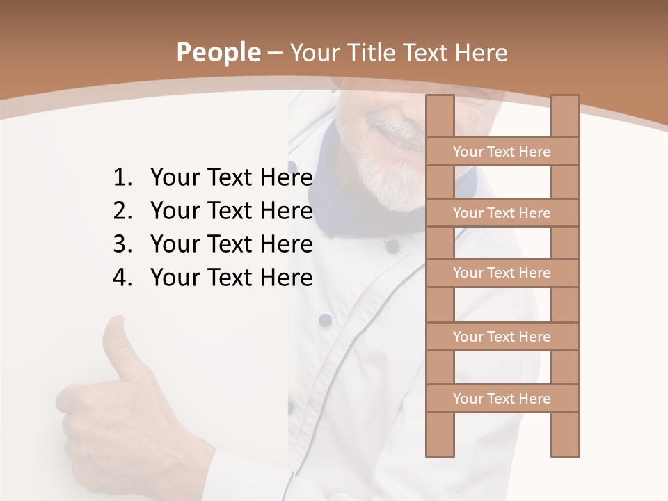 Menu Portrait Restaurant PowerPoint Template