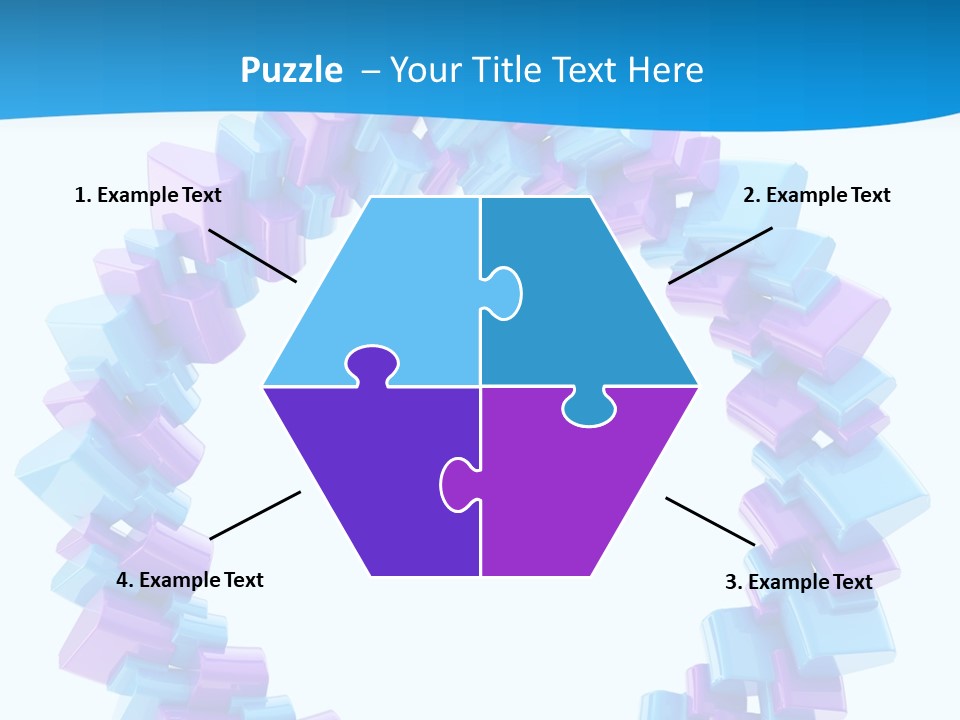 Border Shape Debris PowerPoint Template