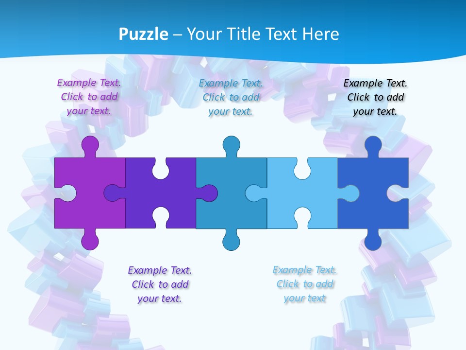 Border Shape Debris PowerPoint Template