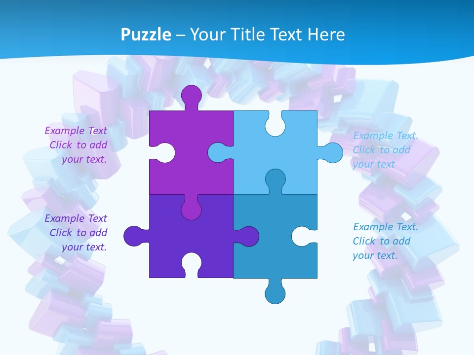 Border Shape Debris PowerPoint Template