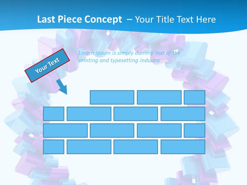 Border Shape Debris PowerPoint Template