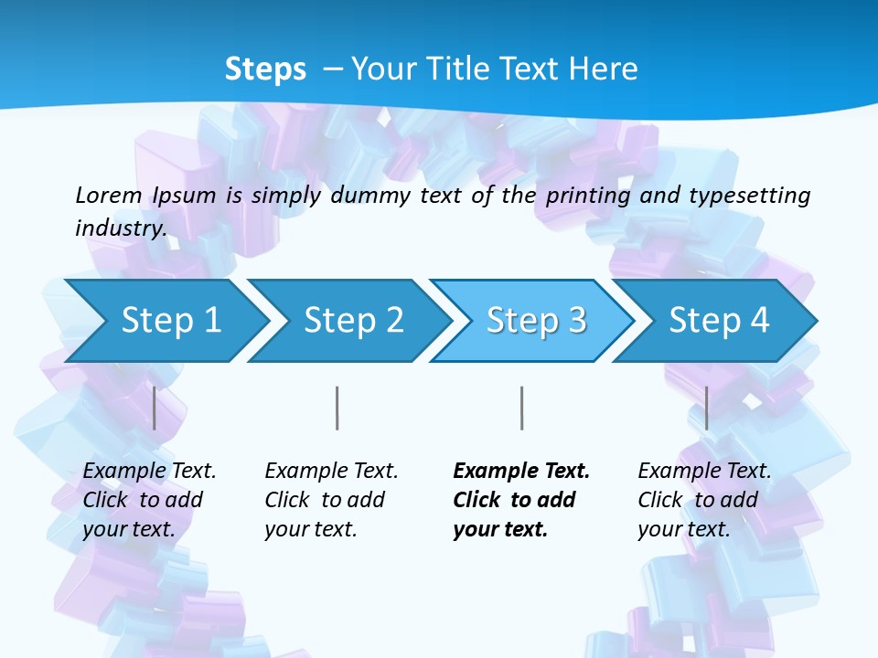Border Shape Debris PowerPoint Template