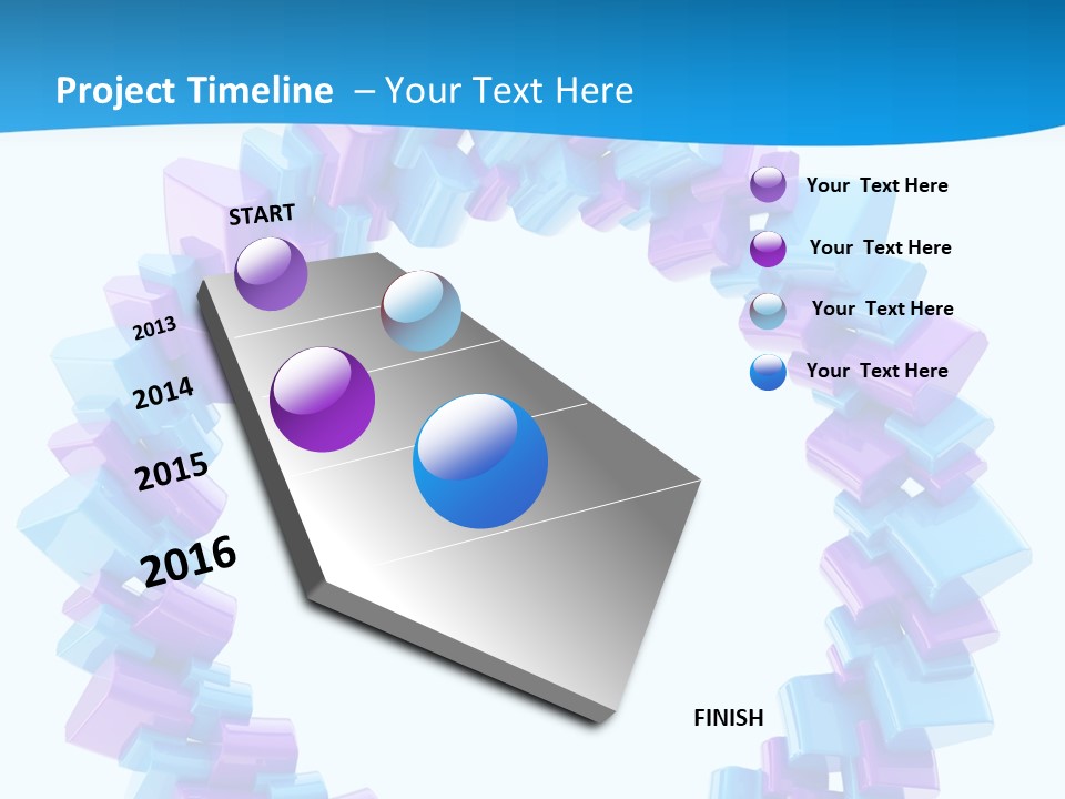 Border Shape Debris PowerPoint Template