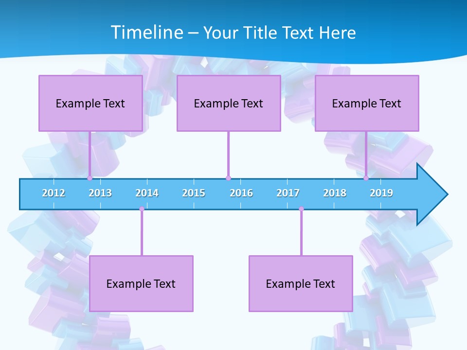 Border Shape Debris PowerPoint Template