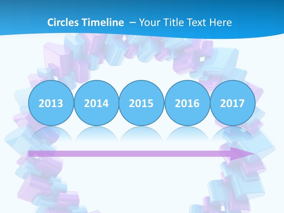 Border Shape Debris PowerPoint Template