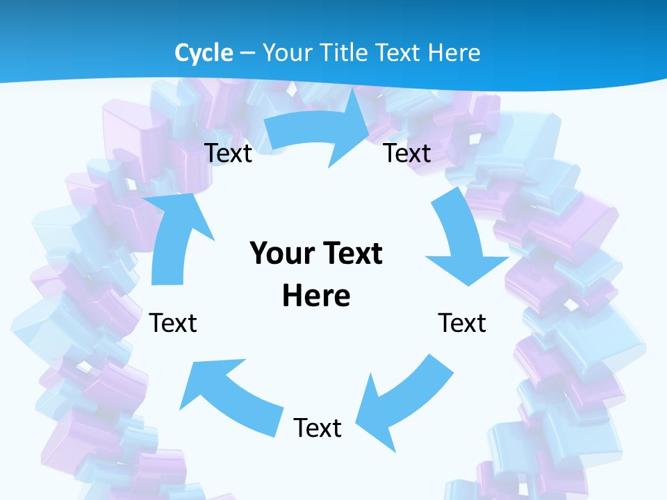 Border Shape Debris PowerPoint Template