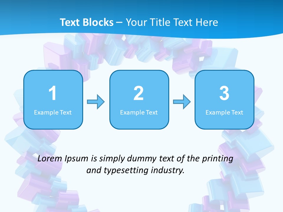 Border Shape Debris PowerPoint Template