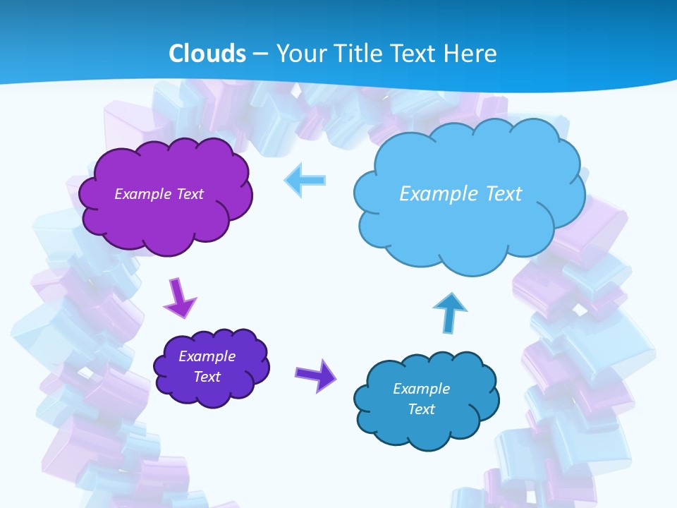 Border Shape Debris PowerPoint Template