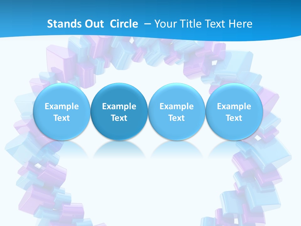 Border Shape Debris PowerPoint Template