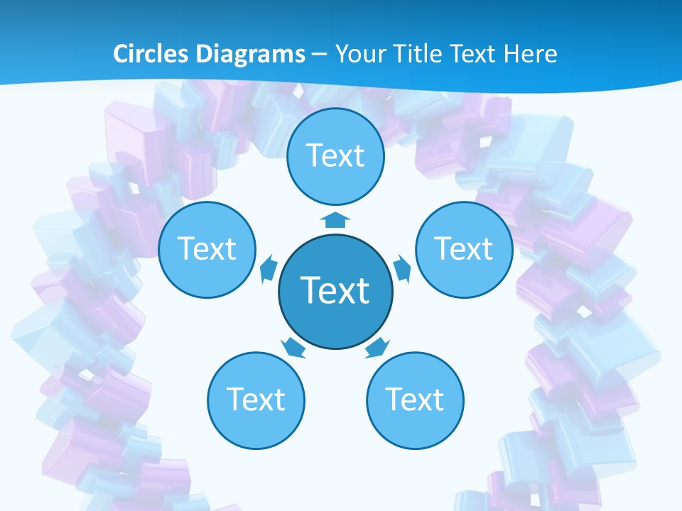 Border Shape Debris PowerPoint Template