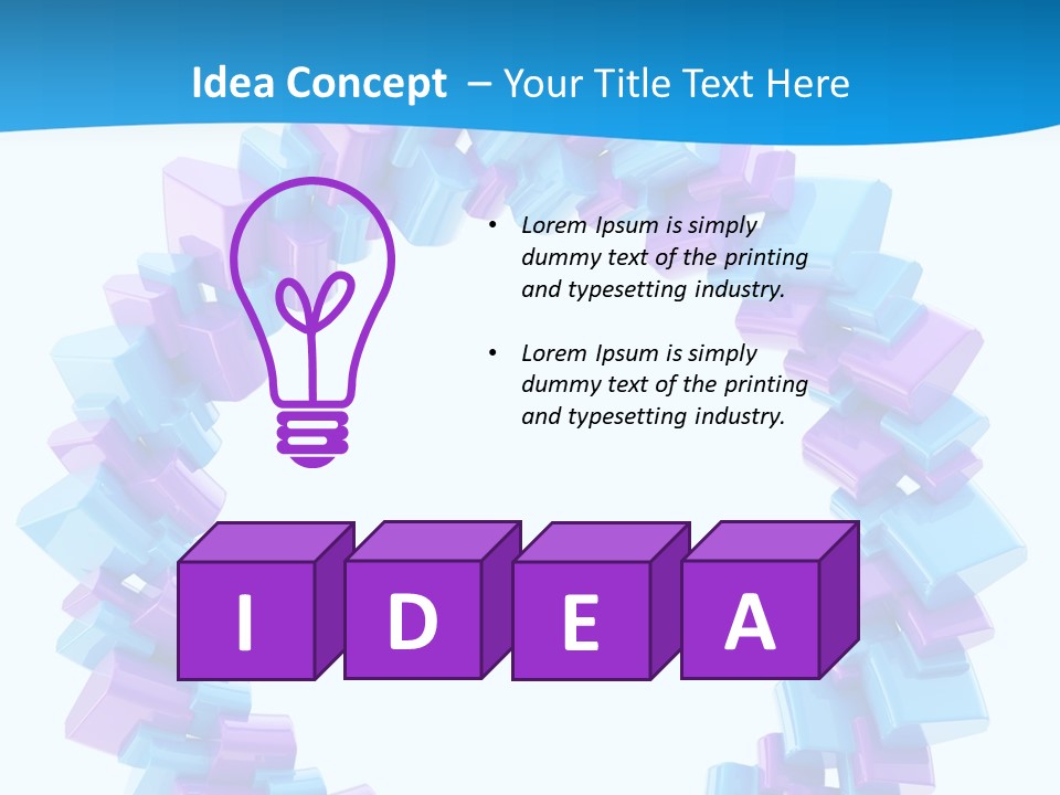 Border Shape Debris PowerPoint Template