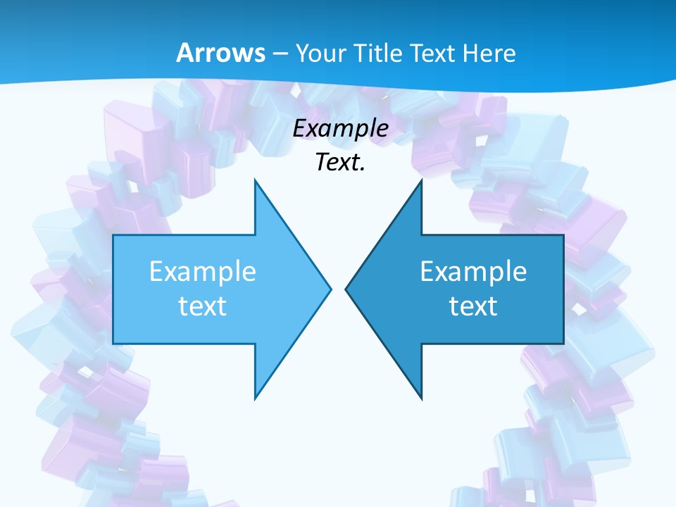 Border Shape Debris PowerPoint Template