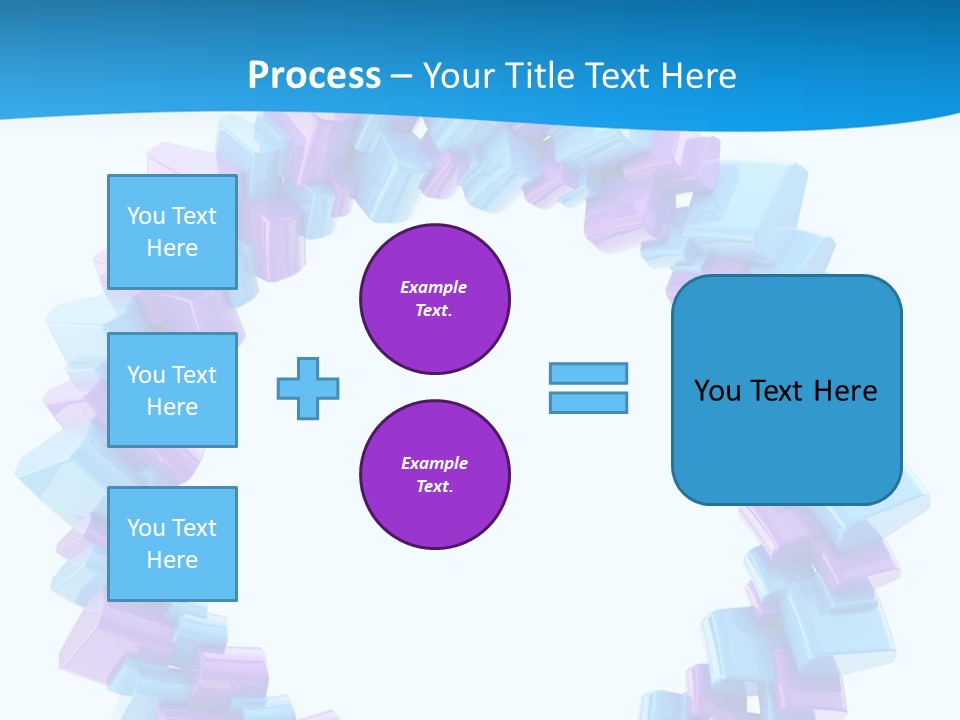 Border Shape Debris PowerPoint Template