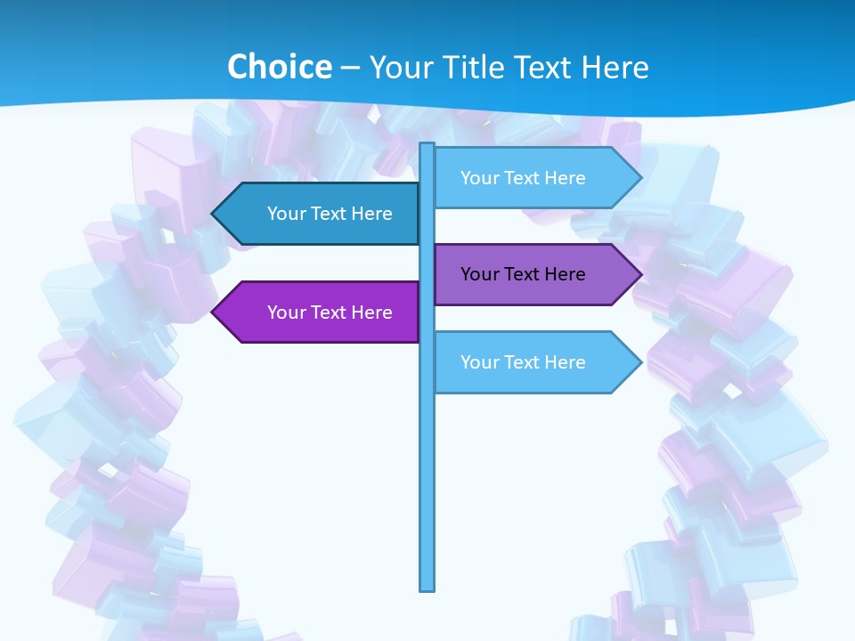 Border Shape Debris PowerPoint Template