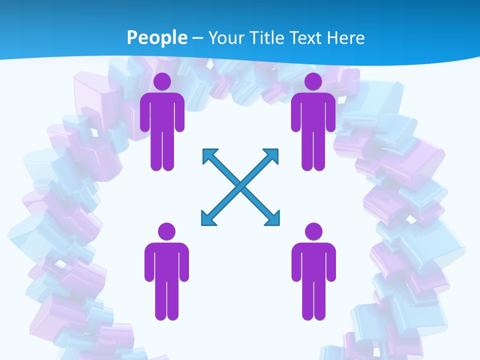 Border Shape Debris PowerPoint Template