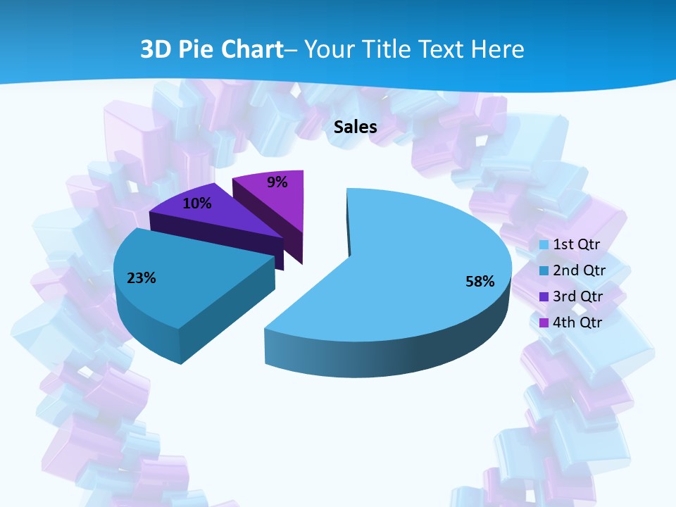 Border Shape Debris PowerPoint Template