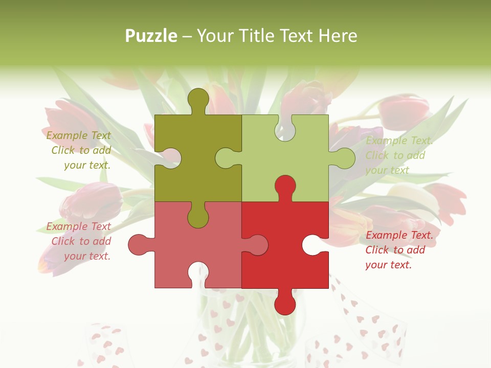 Flora Nobody Purple PowerPoint Template