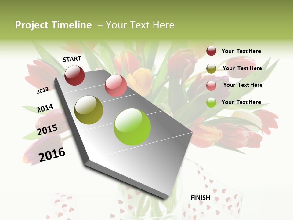 Flora Nobody Purple PowerPoint Template