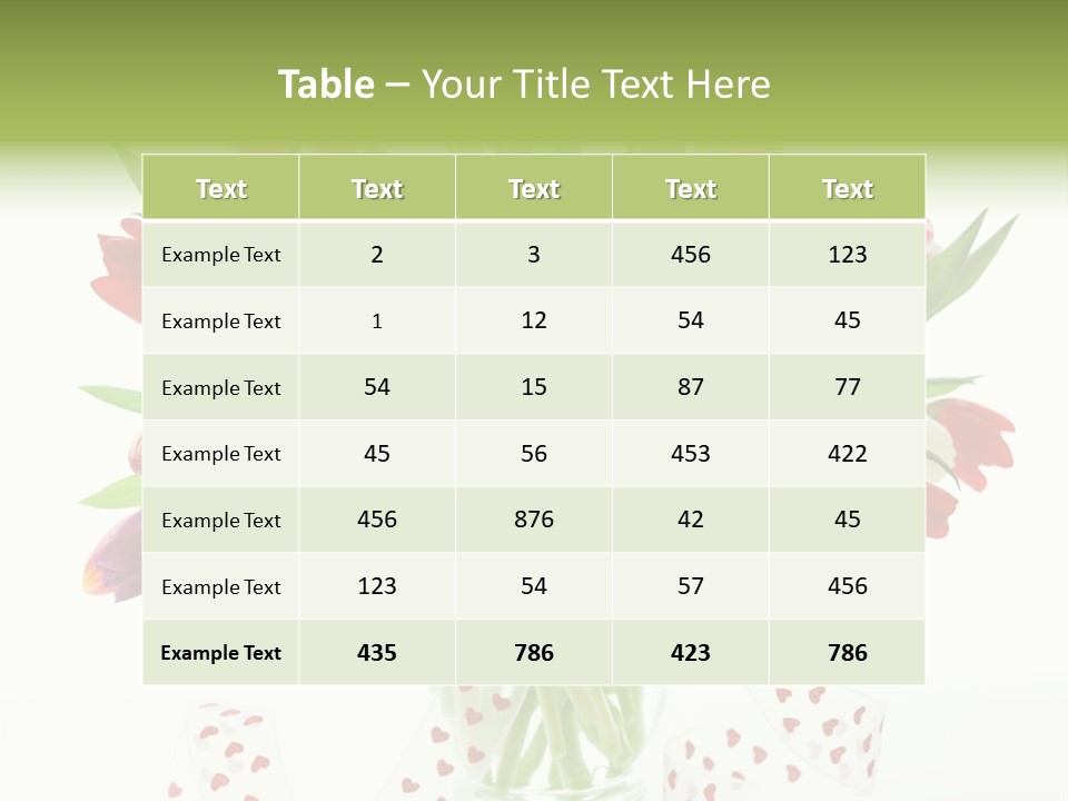Flora Nobody Purple PowerPoint Template