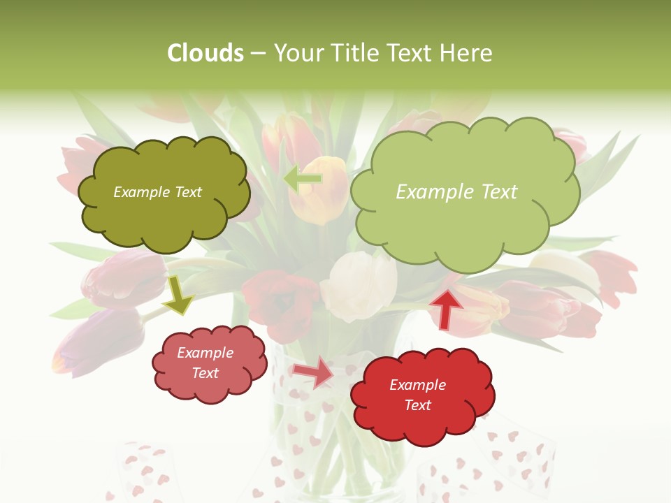 Flora Nobody Purple PowerPoint Template