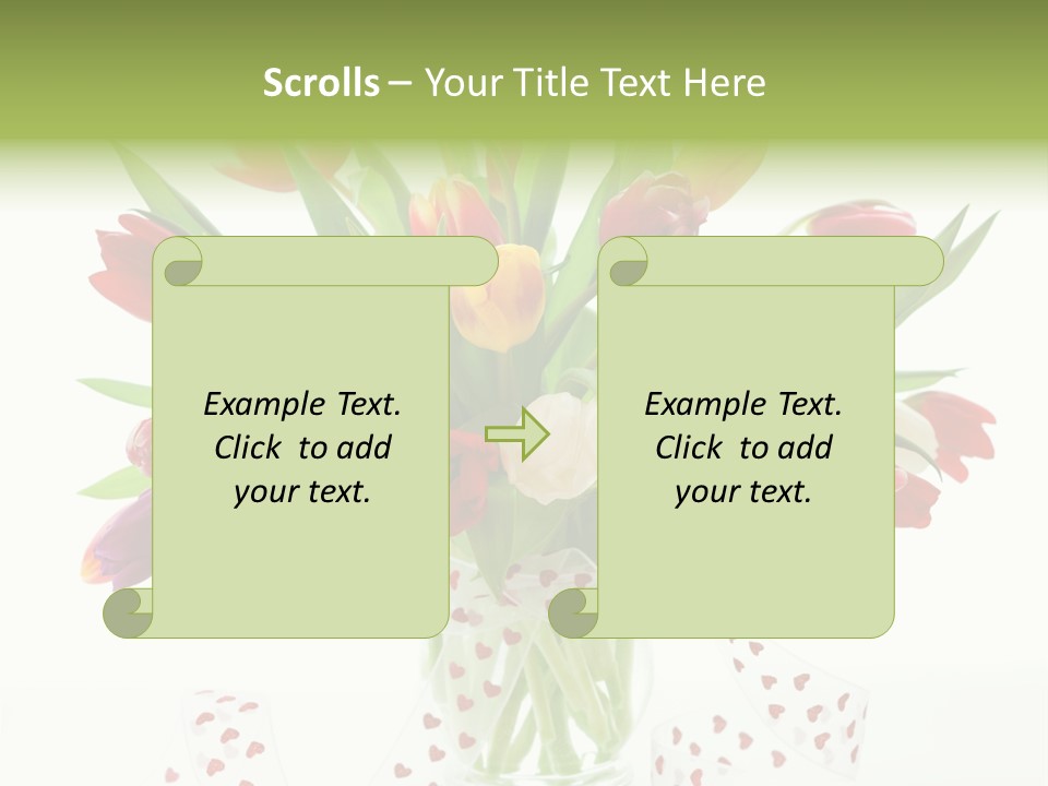 Flora Nobody Purple PowerPoint Template