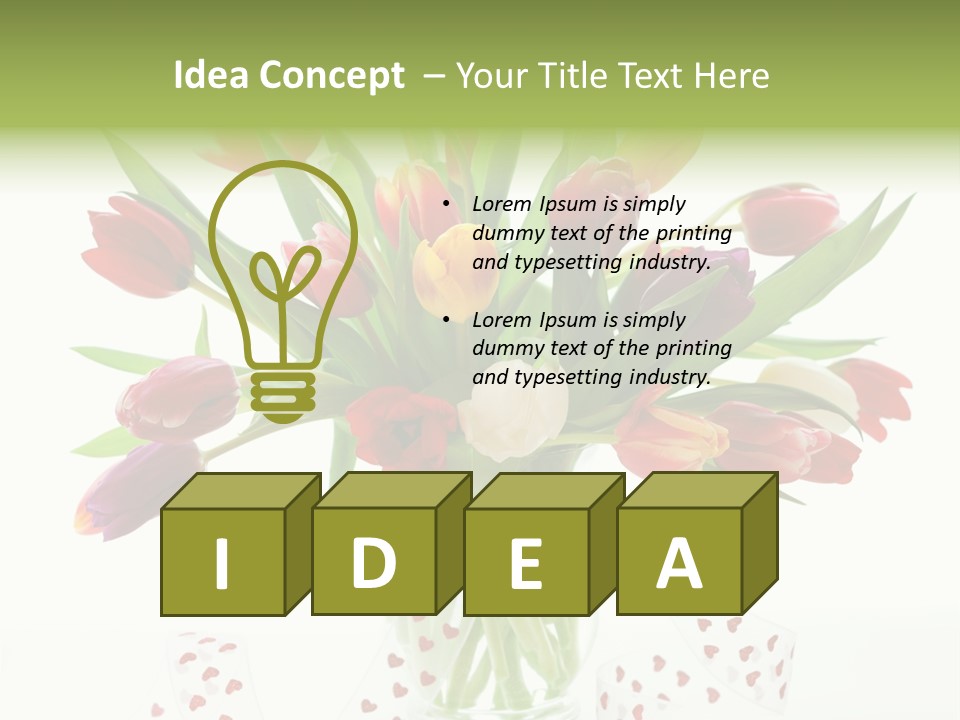 Flora Nobody Purple PowerPoint Template