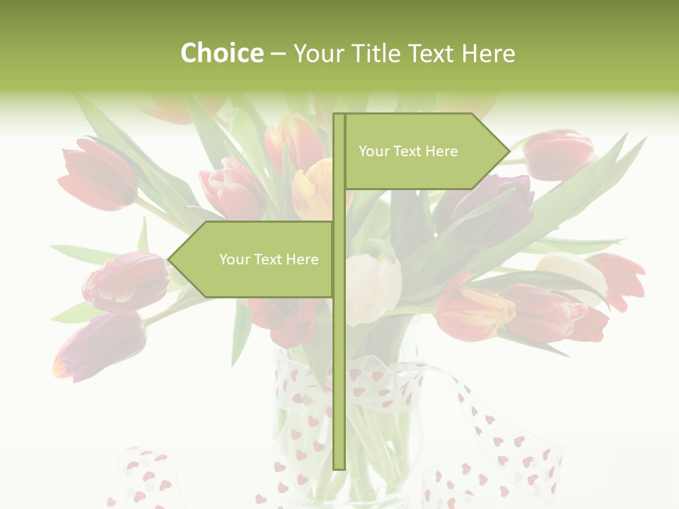 Flora Nobody Purple PowerPoint Template