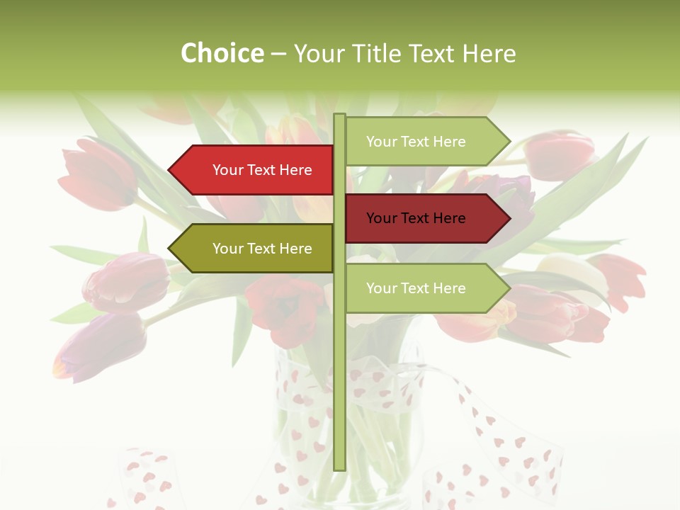 Flora Nobody Purple PowerPoint Template