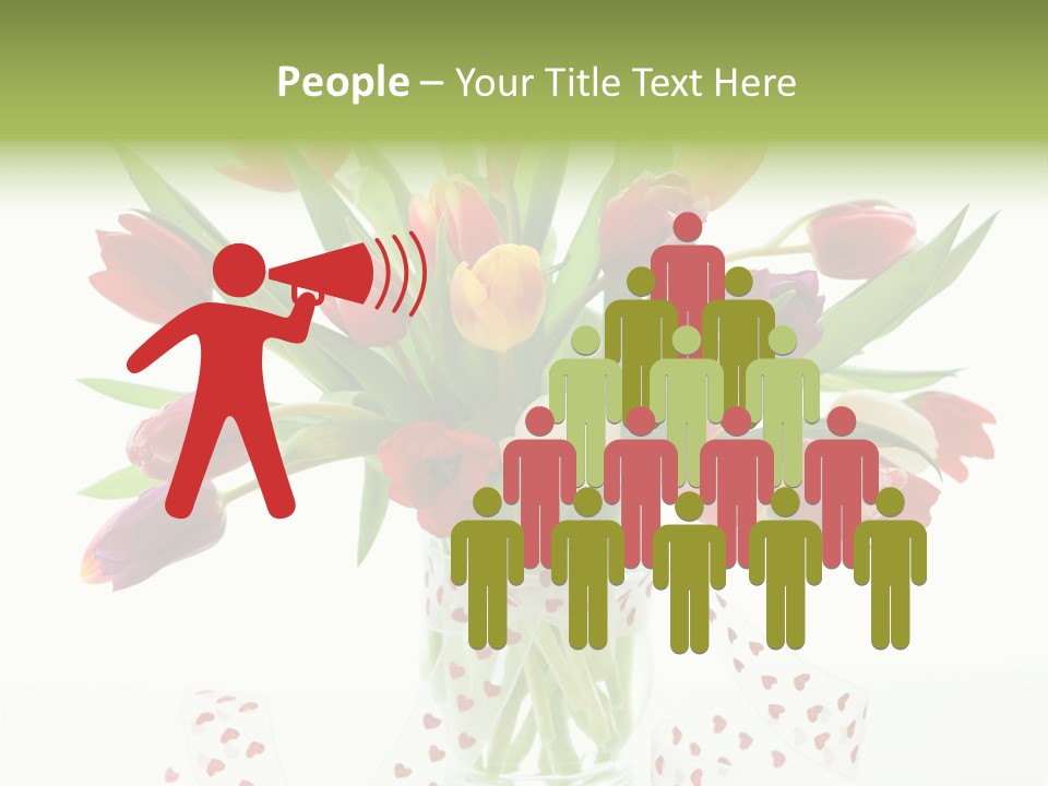 Flora Nobody Purple PowerPoint Template