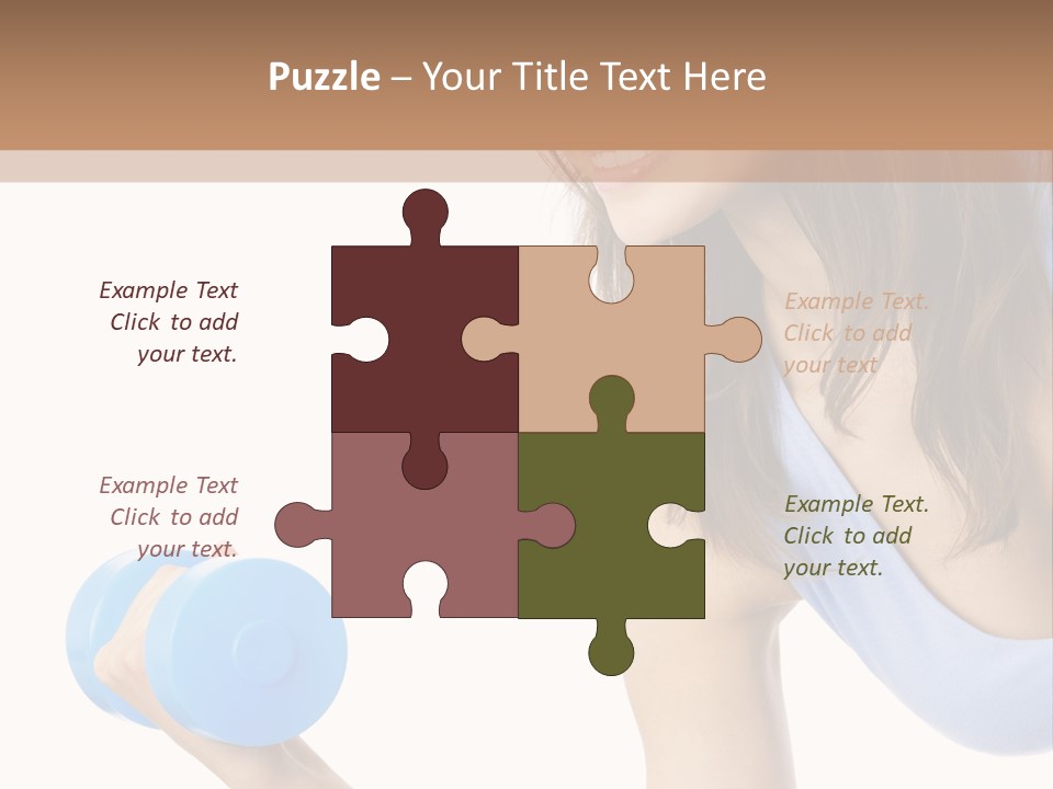 Active Smile Aerobics PowerPoint Template