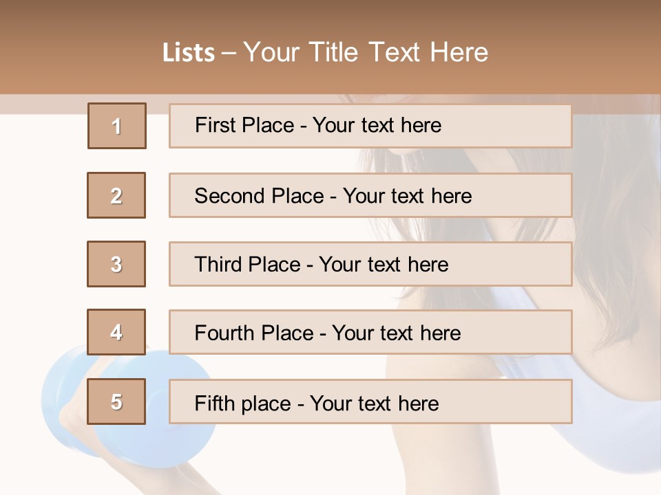 Active Smile Aerobics PowerPoint Template