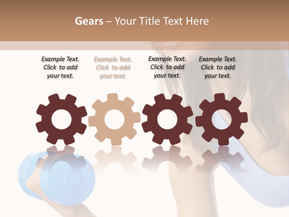 Active Smile Aerobics PowerPoint Template