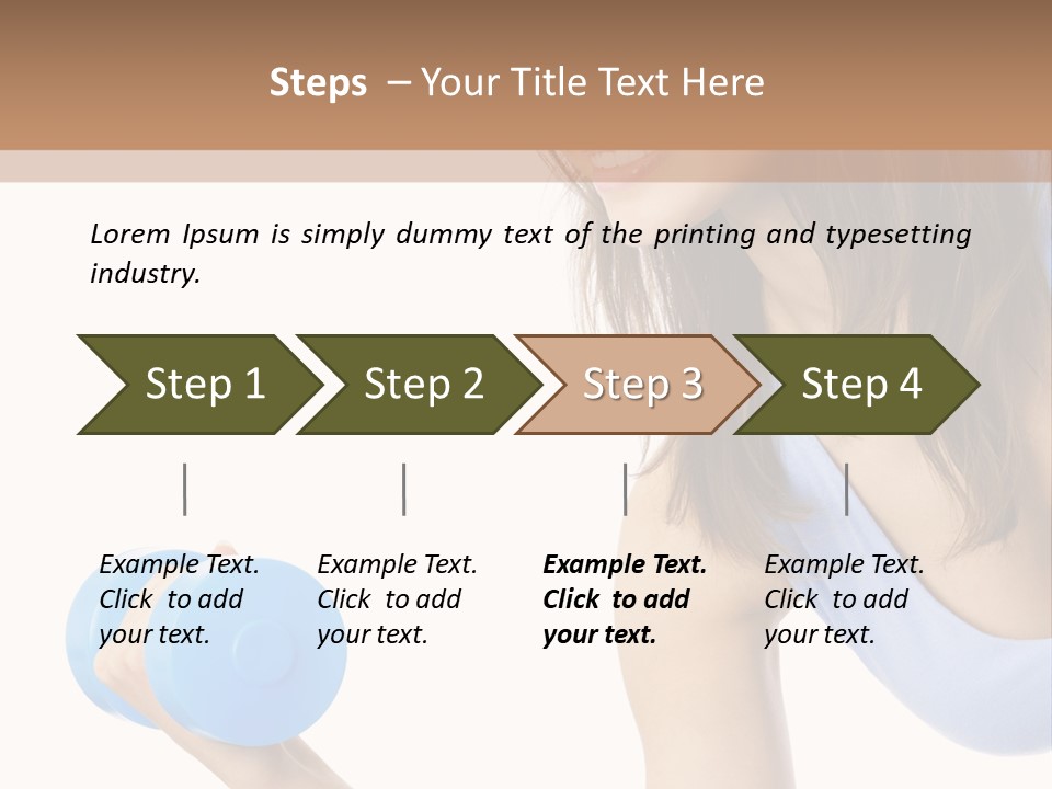 Active Smile Aerobics PowerPoint Template