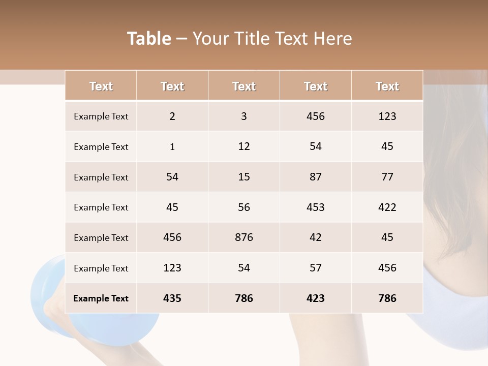 Active Smile Aerobics PowerPoint Template