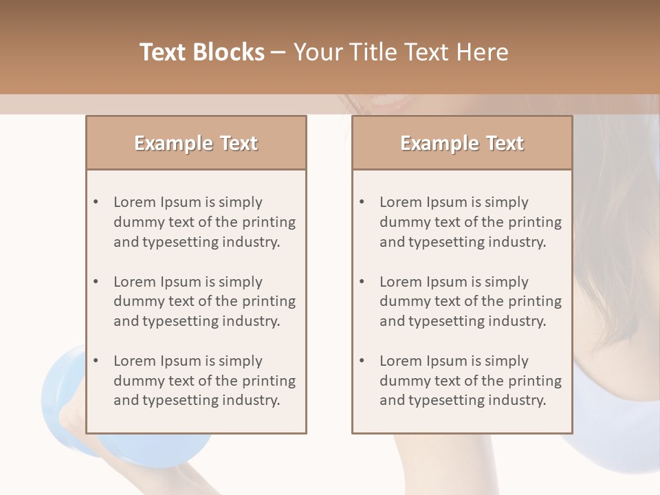 Active Smile Aerobics PowerPoint Template